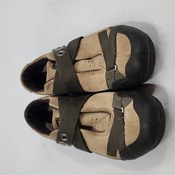 TEVA Ryley 6054 Cross Strap Hiking Trail Brown Suede Shoes Snap Slip On 8 - Picture 3 of 6